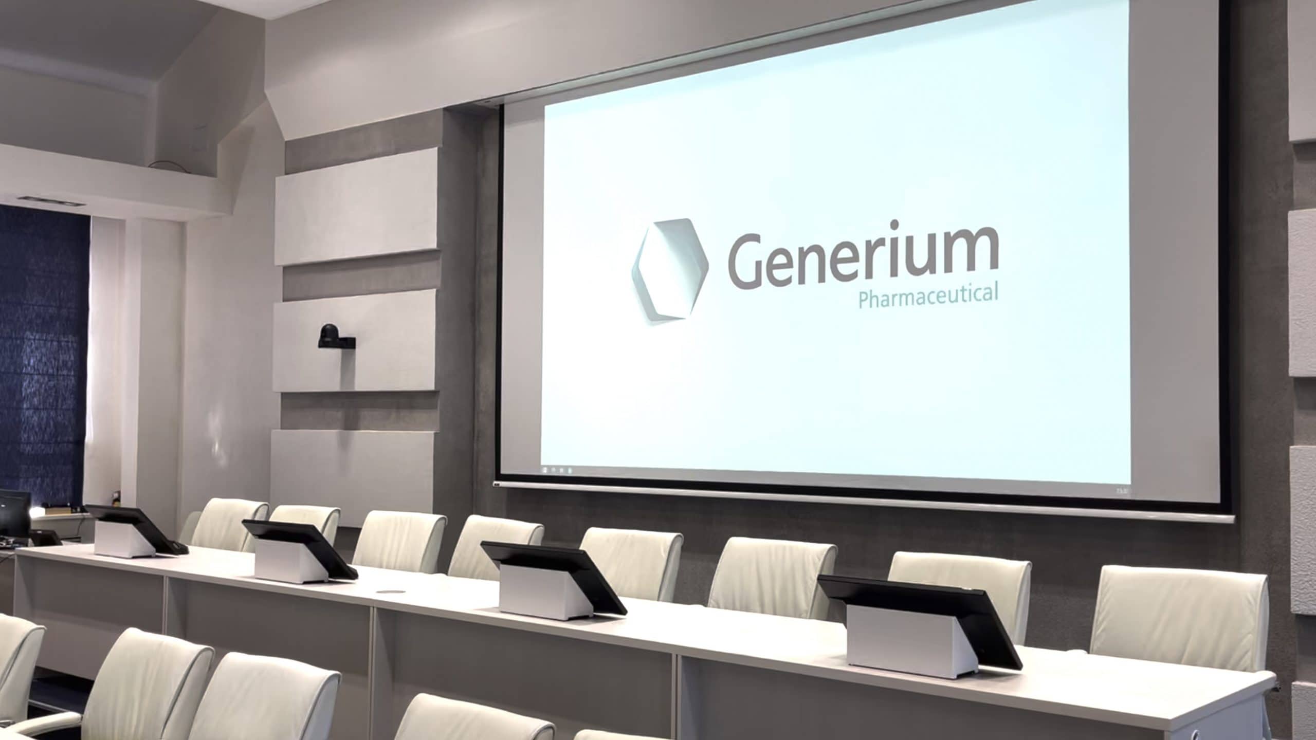 Наш кейс: Оснащение конференц-зала для компании «Generium»  4