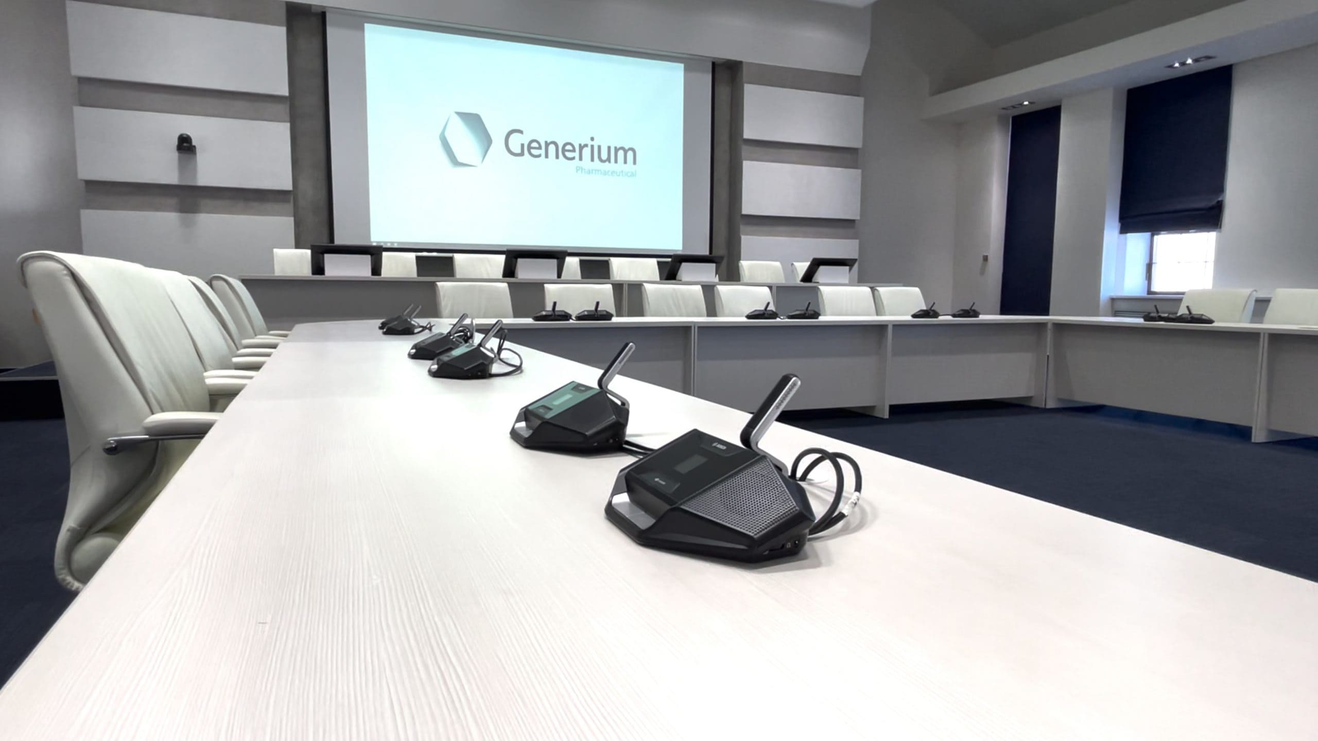 Наш кейс: Оснащение конференц-зала для компании «Generium»  1