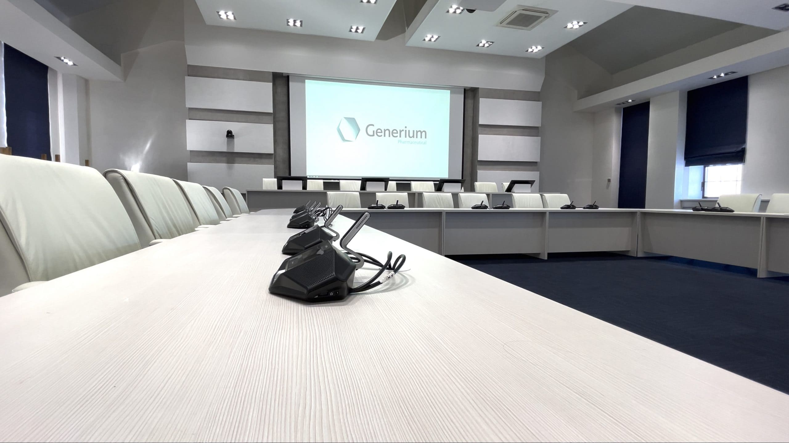 Наш кейс: Оснащение конференц-зала для компании «Generium»  2
